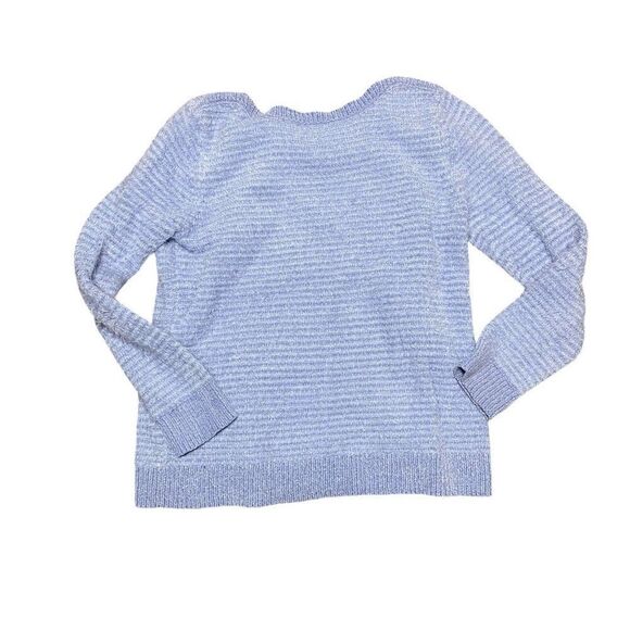 Calvin Klein Plush Sweater Solid Blue Size Medium - Picture 2 of 6